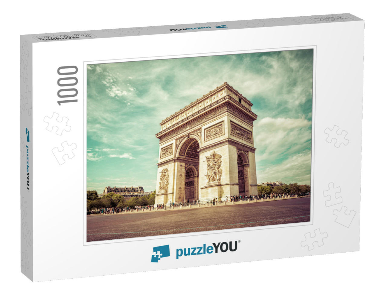 Paris - Arc De Triomphe... Jigsaw Puzzle with 1000 pieces