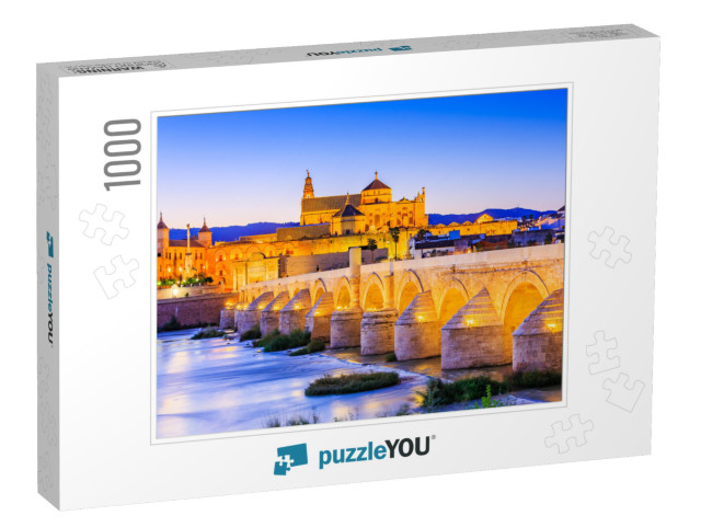 Cordoba, Spain, Andalusia. Roman Bridge on Guadalquivir R... Jigsaw Puzzle with 1000 pieces