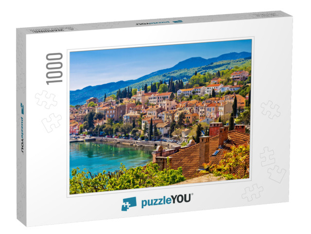 Town of Volosko Seafront View, Opatija Riviera of Croatia... Jigsaw Puzzle with 1000 pieces