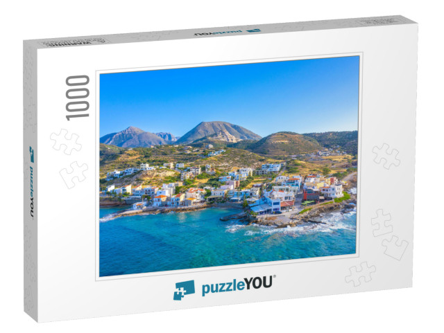 Small Traditional Fishing Village of Mochlos, Crete, Gree... Jigsaw Puzzle with 1000 pieces