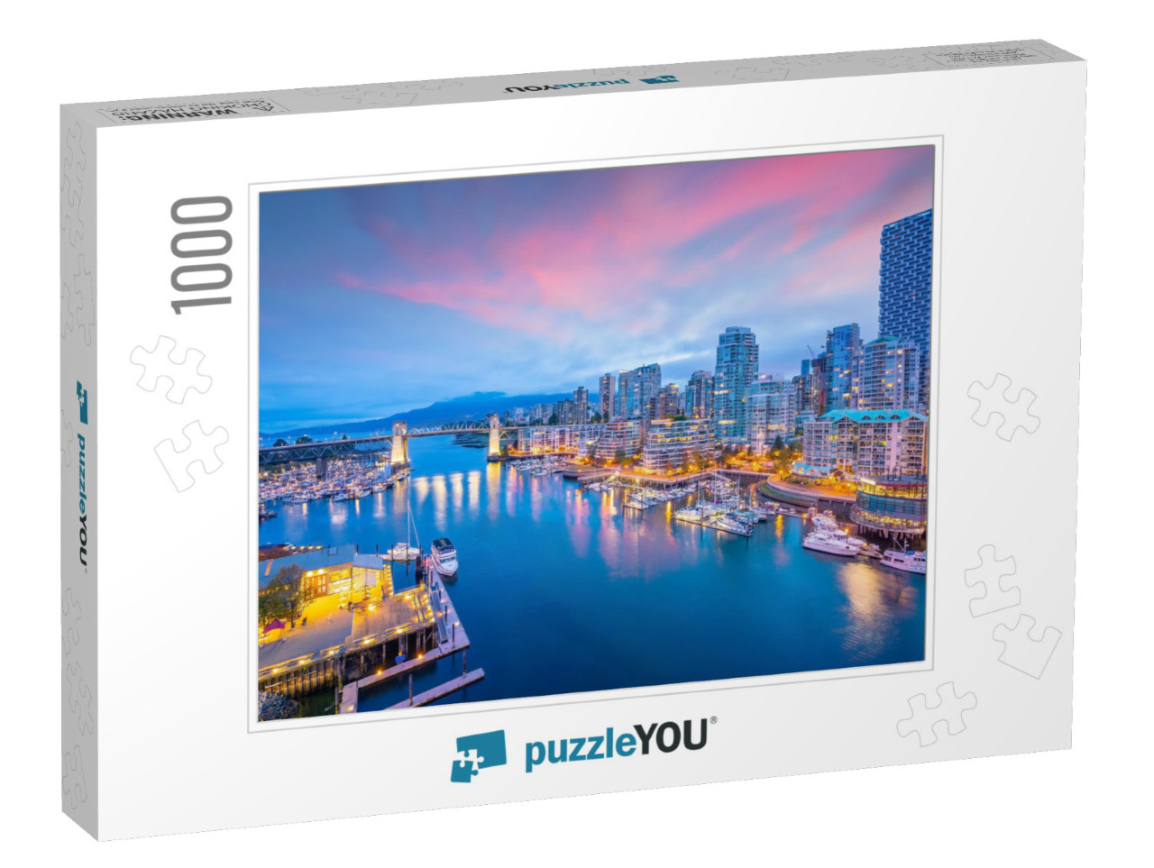 Beautiful View of Downtown Vancouver Skyline, British Col... Jigsaw Puzzle with 1000 pieces