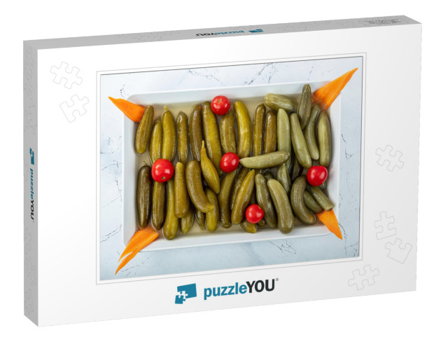 Turkish Cuisine Appetizers Pickled Cucumbers Read... Jigsaw Puzzle