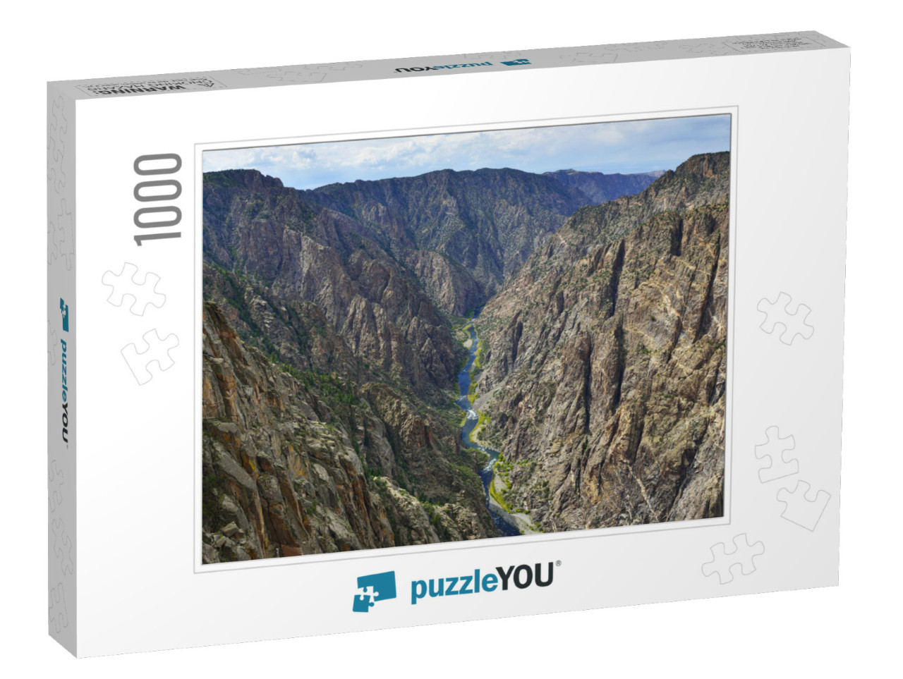 Black Canyon of the Gunnison National Park in Colorado, U... Jigsaw Puzzle with 1000 pieces