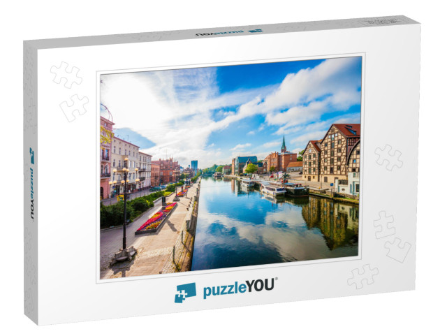 Old Town & Granaries by the Brda River. Bydgoszcz, Poland... Jigsaw Puzzle