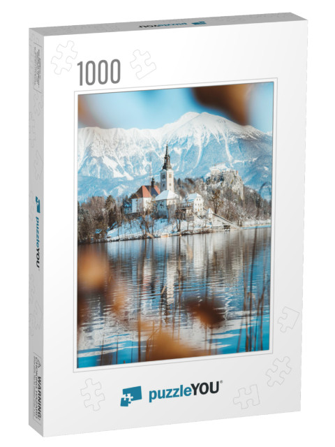 Beautiful View of Famous Bled Island Blejski Otok At Scen... Jigsaw Puzzle with 1000 pieces