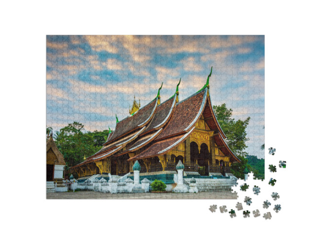 Wat Xieng Thong or the Golden City Temple. the Most Impor... Jigsaw Puzzle with 1000 pieces