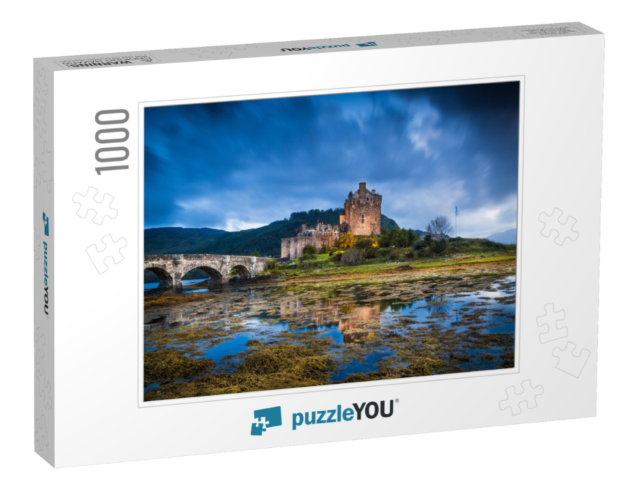 Eilean Donan Castle, Scotland, Reflecting Itself Into the... Jigsaw Puzzle with 1000 pieces