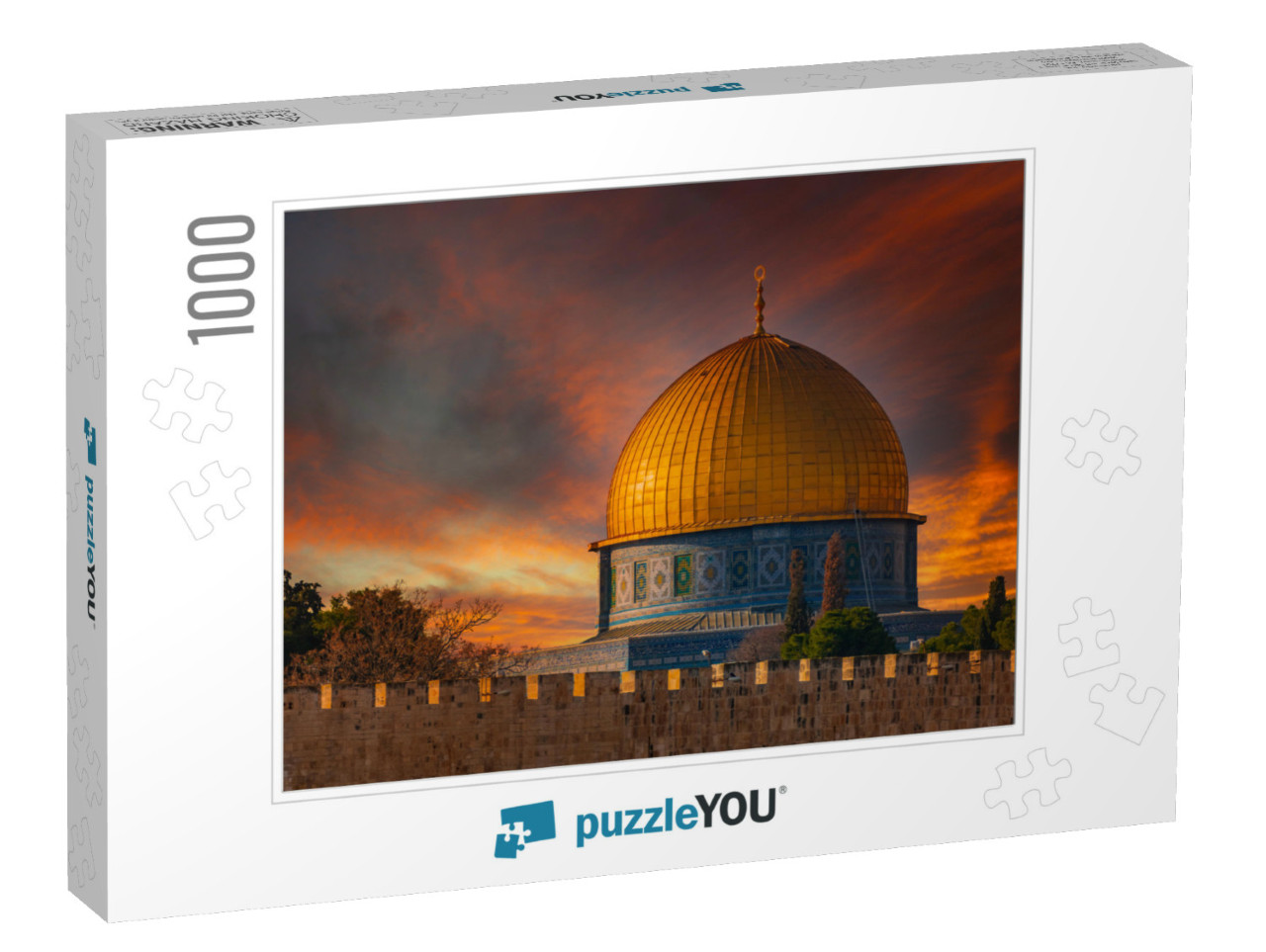 Dome of the Rock in Jerusalem, Israel... Jigsaw Puzzle with 1000 pieces