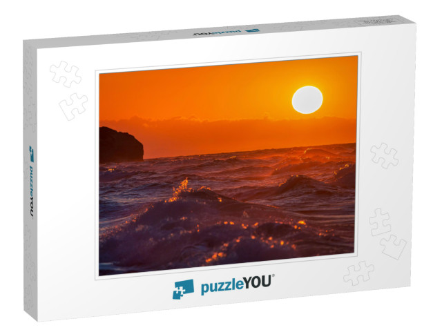 As the Evening Sun Sets on the Black Sea Coast... Jigsaw Puzzle