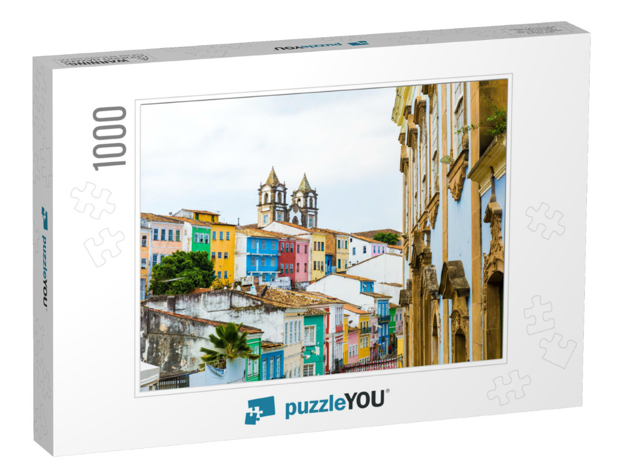 The Historic Center of Salvador, Bahia, Brazil... Jigsaw Puzzle with 1000 pieces