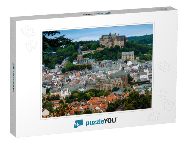 Cityscape & Landmarks of Marburg, Hessen, Germany... Jigsaw Puzzle