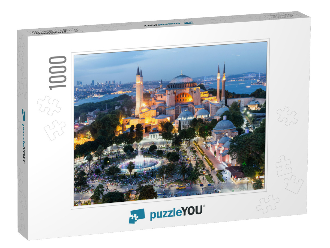 Hagia Sophia in Istanbul. the World Famous Monument of By... Jigsaw Puzzle with 1000 pieces