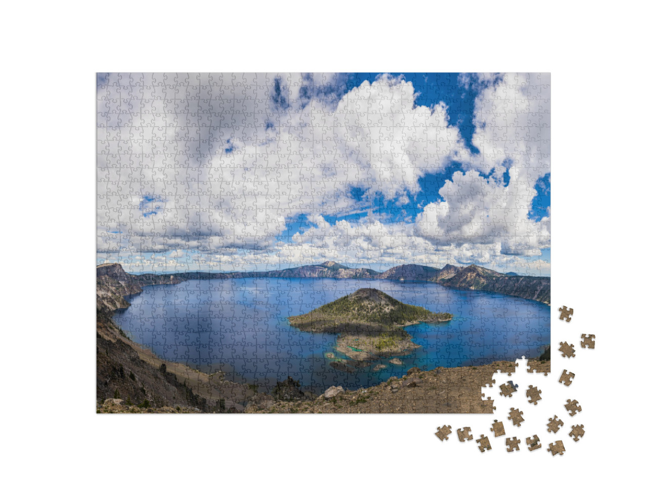 Crater Lake National Park... Jigsaw Puzzle with 1000 pieces