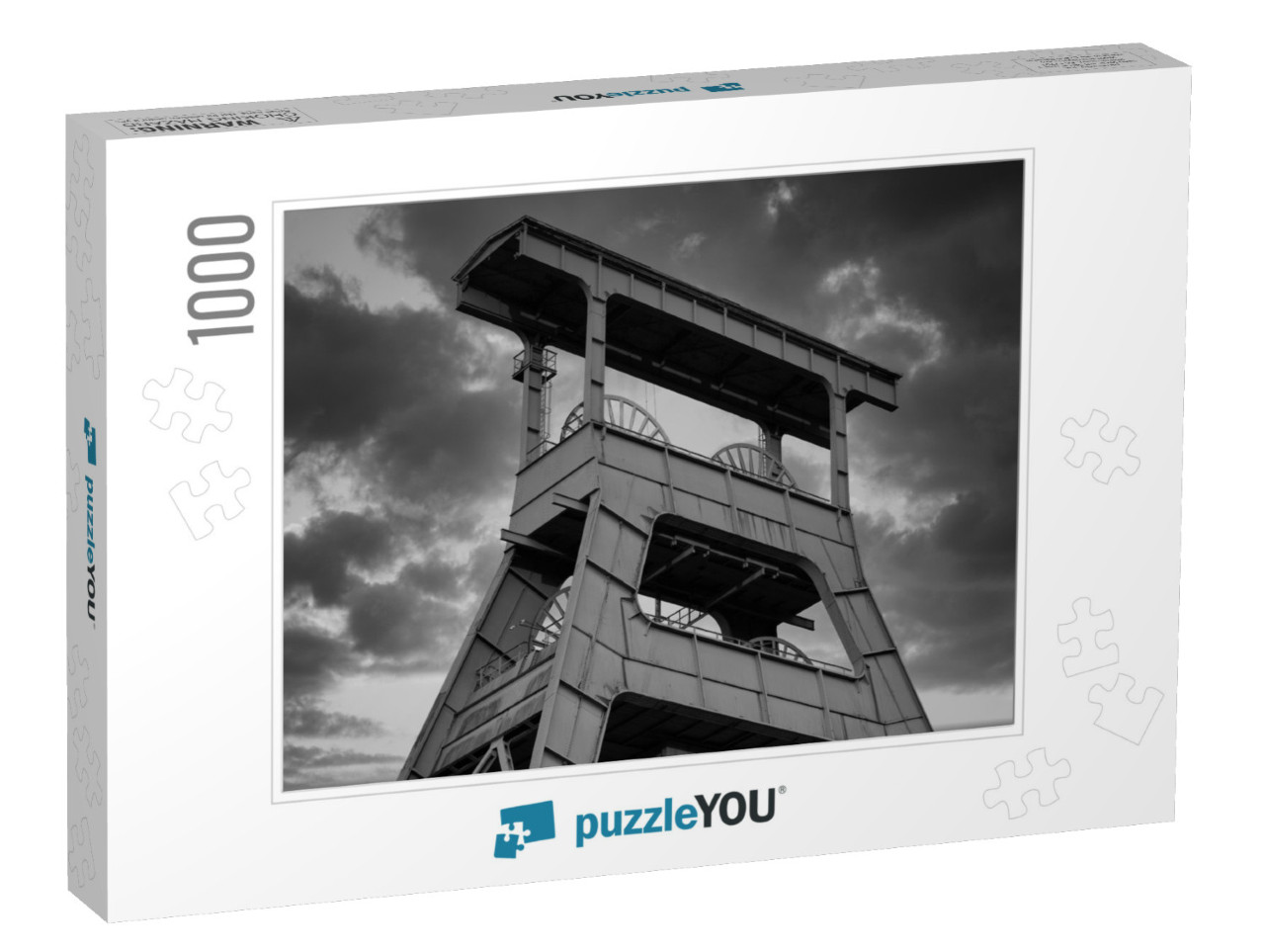 An Old Winding Tower in the Ruhr Area... Jigsaw Puzzle with 1000 pieces