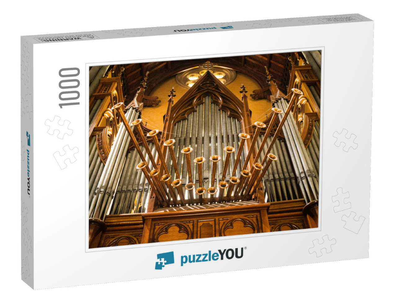 Bic Organ in Church... Jigsaw Puzzle with 1000 pieces