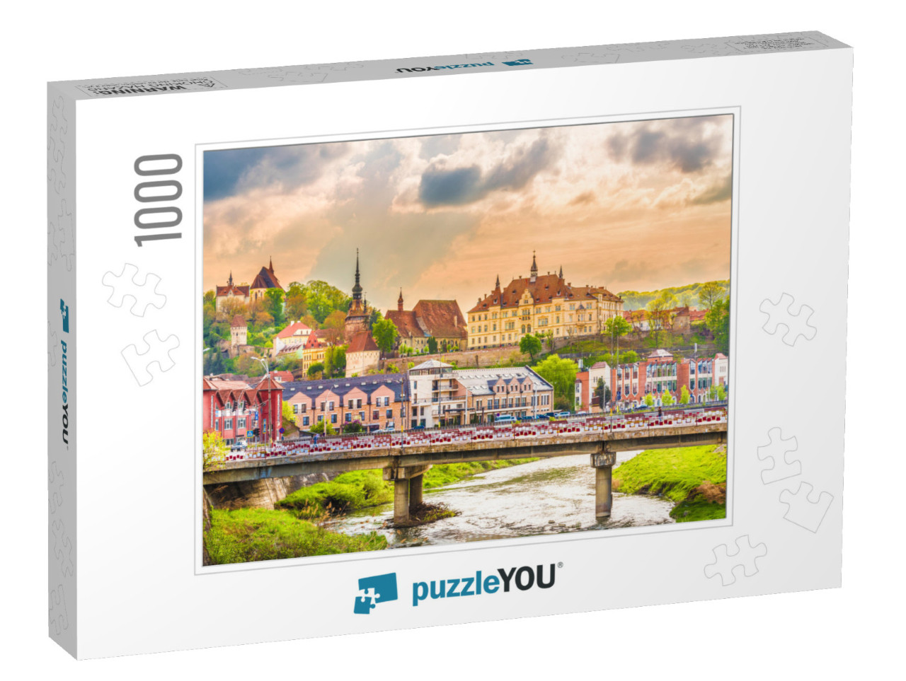 Sighisoara Fortress, Transylvania, Romania... Jigsaw Puzzle with 1000 pieces