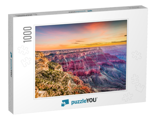 Grand Canyon, Arizona, USA At Dawn from the South Rim... Jigsaw Puzzle with 1000 pieces