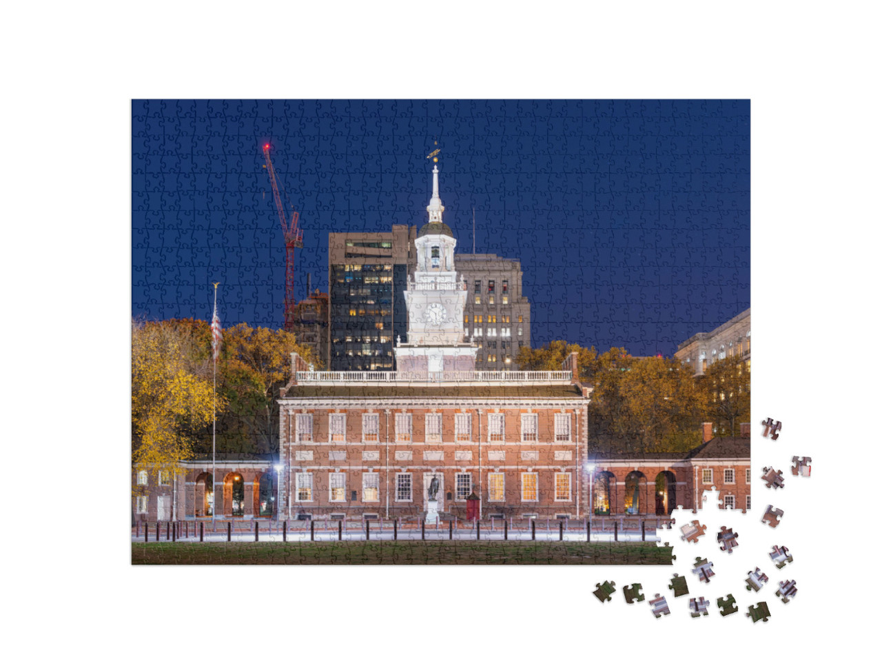 Philadelphia, Pennsylvania, USA At Independence Hall Durin... Jigsaw Puzzle with 1000 pieces