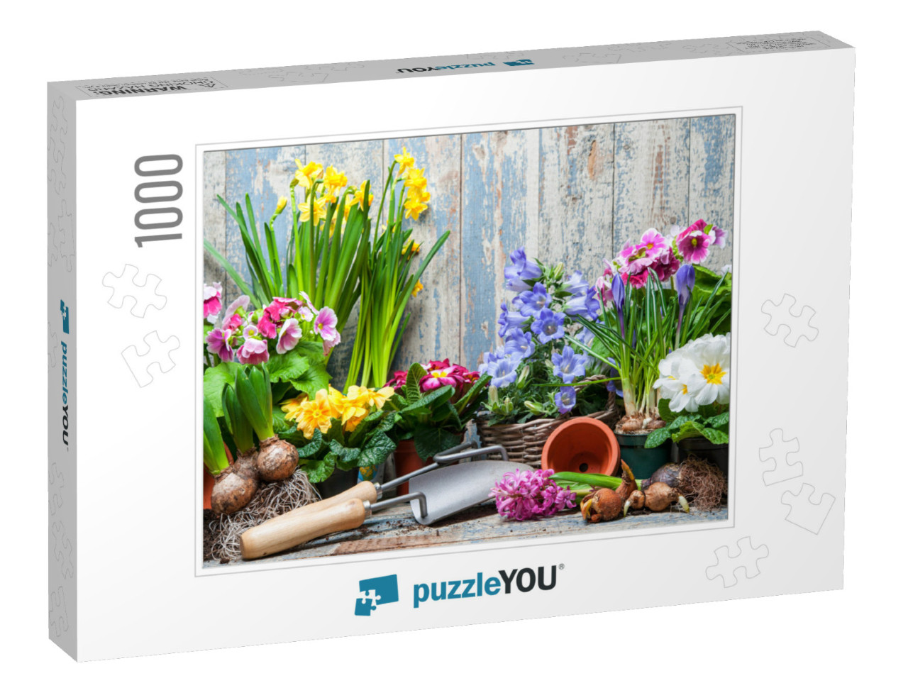 Gardener Planting Spring Flower... Jigsaw Puzzle with 1000 pieces