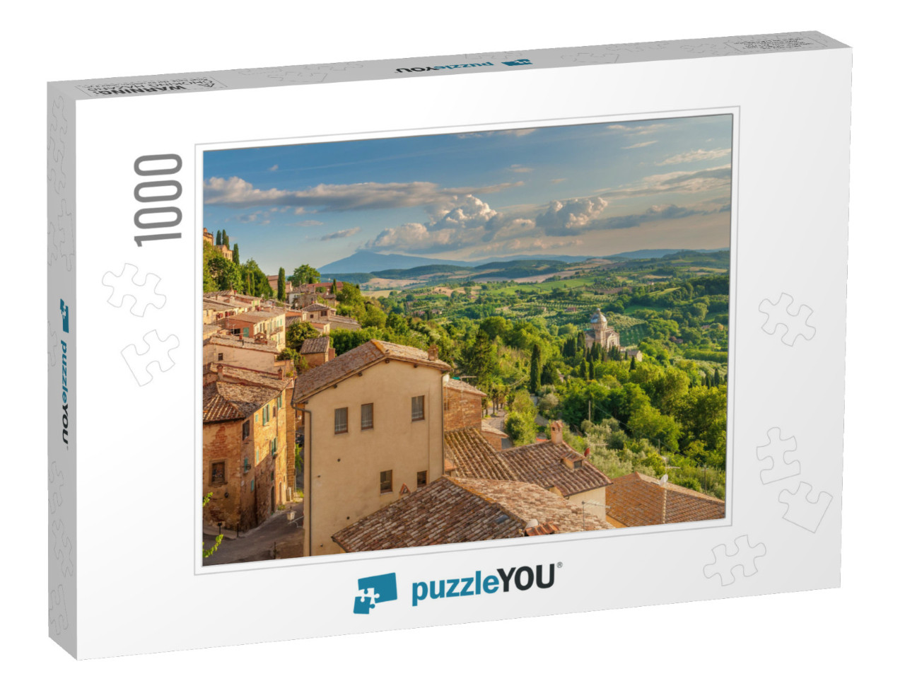 Landscape of the Tuscany Seen from the Walls of Montepulc... Jigsaw Puzzle with 1000 pieces