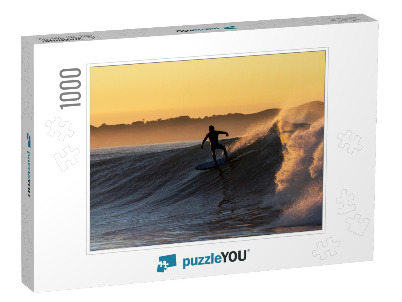 Dawn Surfing, with Quality Waves & Stunning Morning. Loca... Jigsaw Puzzle with 1000 pieces