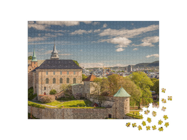 Akershus Fortress Oslo Norway... Jigsaw Puzzle with 1000 pieces