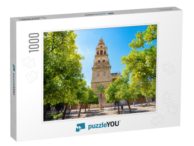 Famous Bell Tower La Mezquita Mosque Cathedral & Courtyar... Jigsaw Puzzle with 1000 pieces