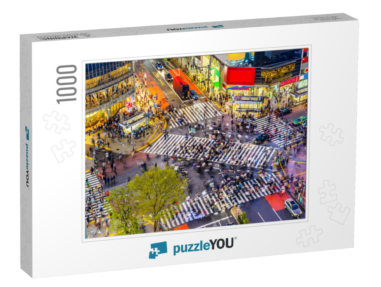 Tokyo, Japan View of Shibuya Crossing, One of the Busiest... Jigsaw Puzzle with 1000 pieces