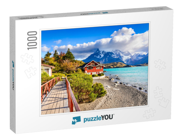 Patagonia, Chile - Torres Del Paine & Lago Pehoe, in the... Jigsaw Puzzle with 1000 pieces