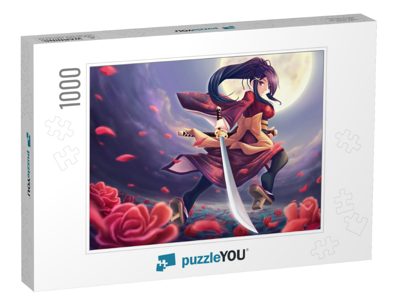 Rose Samurai... Jigsaw Puzzle with 1000 pieces