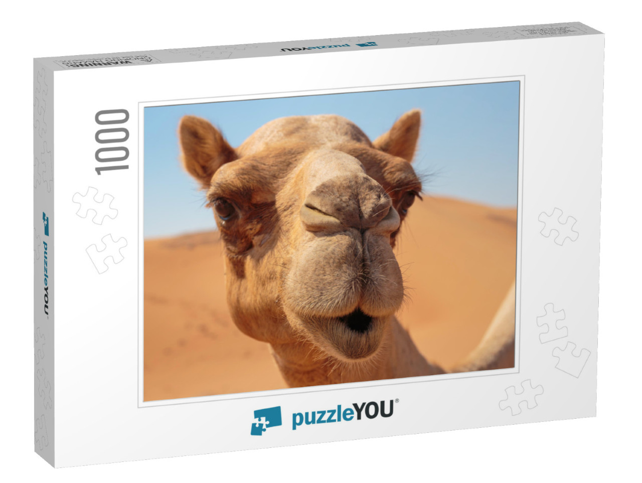 Camels in the Desert... Jigsaw Puzzle with 1000 pieces