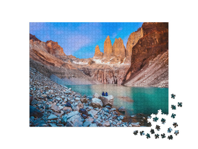 Torres Del Paine, National Park - Laguna Torres, Famous L... Jigsaw Puzzle with 1000 pieces