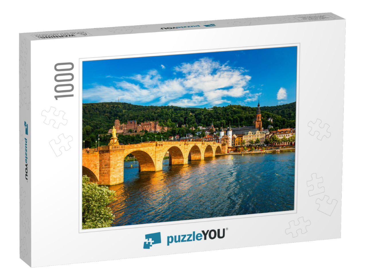 Heidelberg Skyline Aerial View from Above. Heidelberg Sky... Jigsaw Puzzle with 1000 pieces