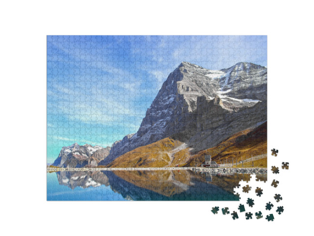 Eiger, Moench & Jungfrau, the Famous Triumvirate of the B... Jigsaw Puzzle with 1000 pieces