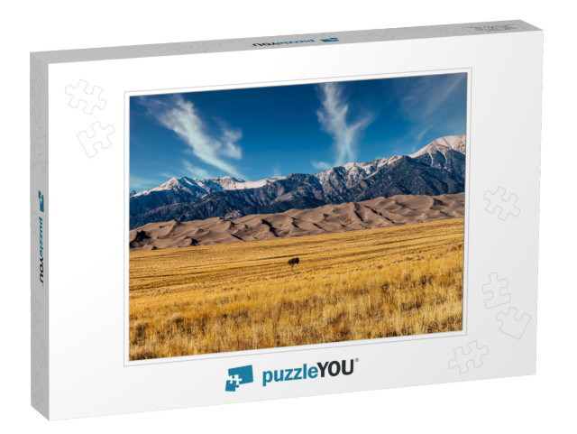 Panoramic View of Great Sand Dunes National Park... Jigsaw Puzzle