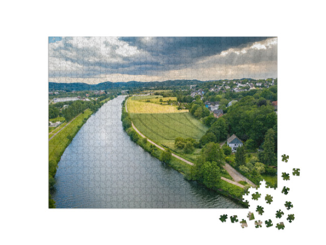 The Ruhr from the Perspective of a Bird... Jigsaw Puzzle with 1000 pieces