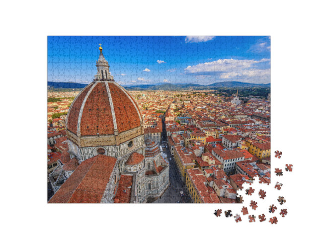 Florence Duomo. Basilica Di Santa Maria Del Fiore Basilic... Jigsaw Puzzle with 1000 pieces