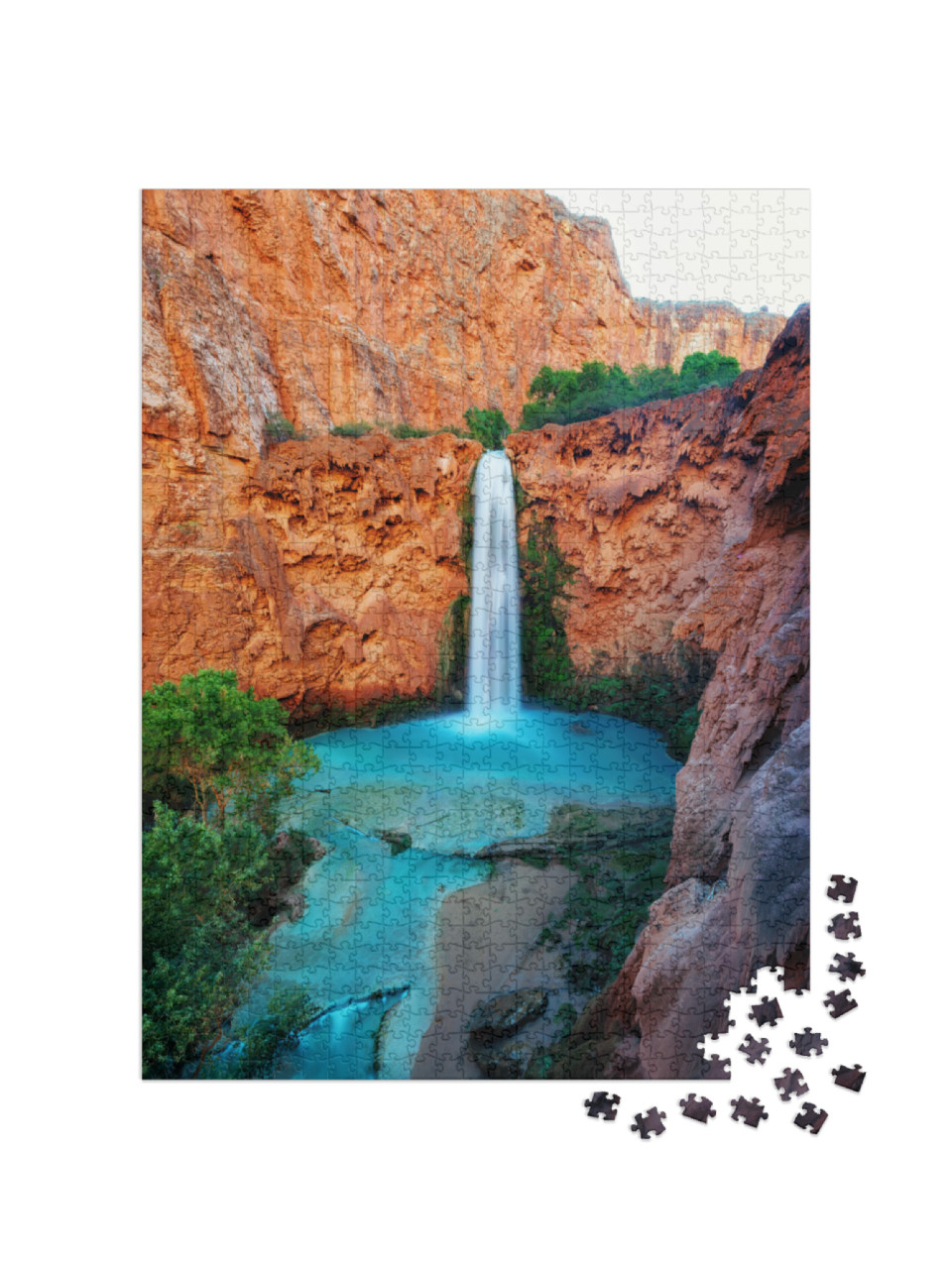 Havasu Falls... Jigsaw Puzzle with 1000 pieces