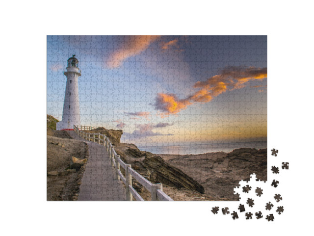 Panoramic Scenic Landscape View of the Castlepoint Lighth... Jigsaw Puzzle with 1000 pieces