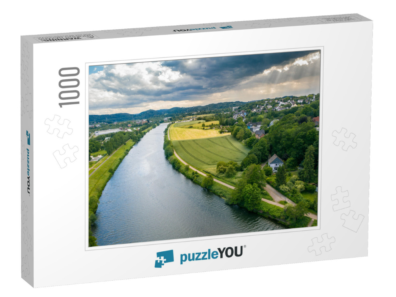 The Ruhr from the Perspective of a Bird... Jigsaw Puzzle with 1000 pieces