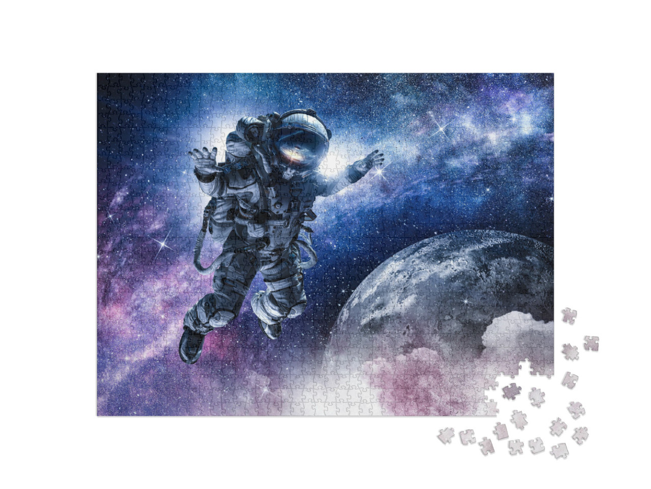 Astronaut on Space Mission... Jigsaw Puzzle with 1000 pieces