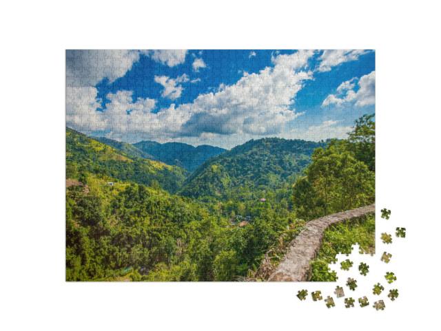 Blue Mountains of Jamaica Coffee Growth Place Hills... Jigsaw Puzzle with 1000 pieces