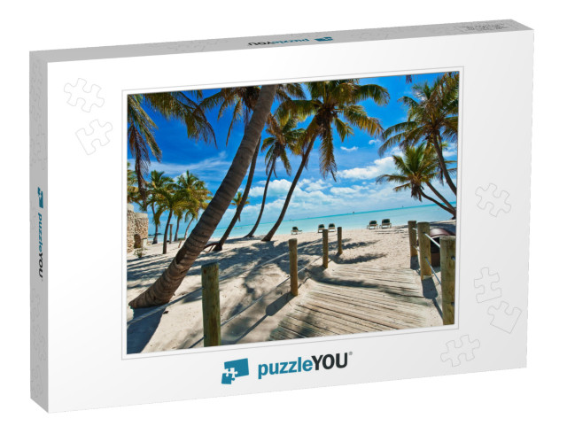 Footbridge to the Beach - Key West... Jigsaw Puzzle