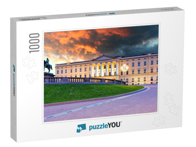 Royal Palace in Oslo, Norway... Jigsaw Puzzle with 1000 pieces