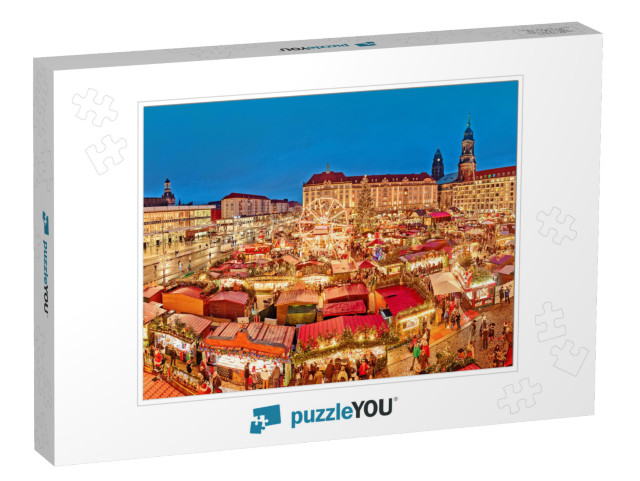 Dresden in Christmas Time, Germany. Spectacular View on F... Jigsaw Puzzle
