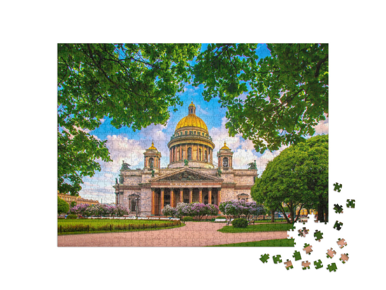 Saint Petersburg. Saint Isaacs Cathedral. Museums of Pete... Jigsaw Puzzle with 1000 pieces