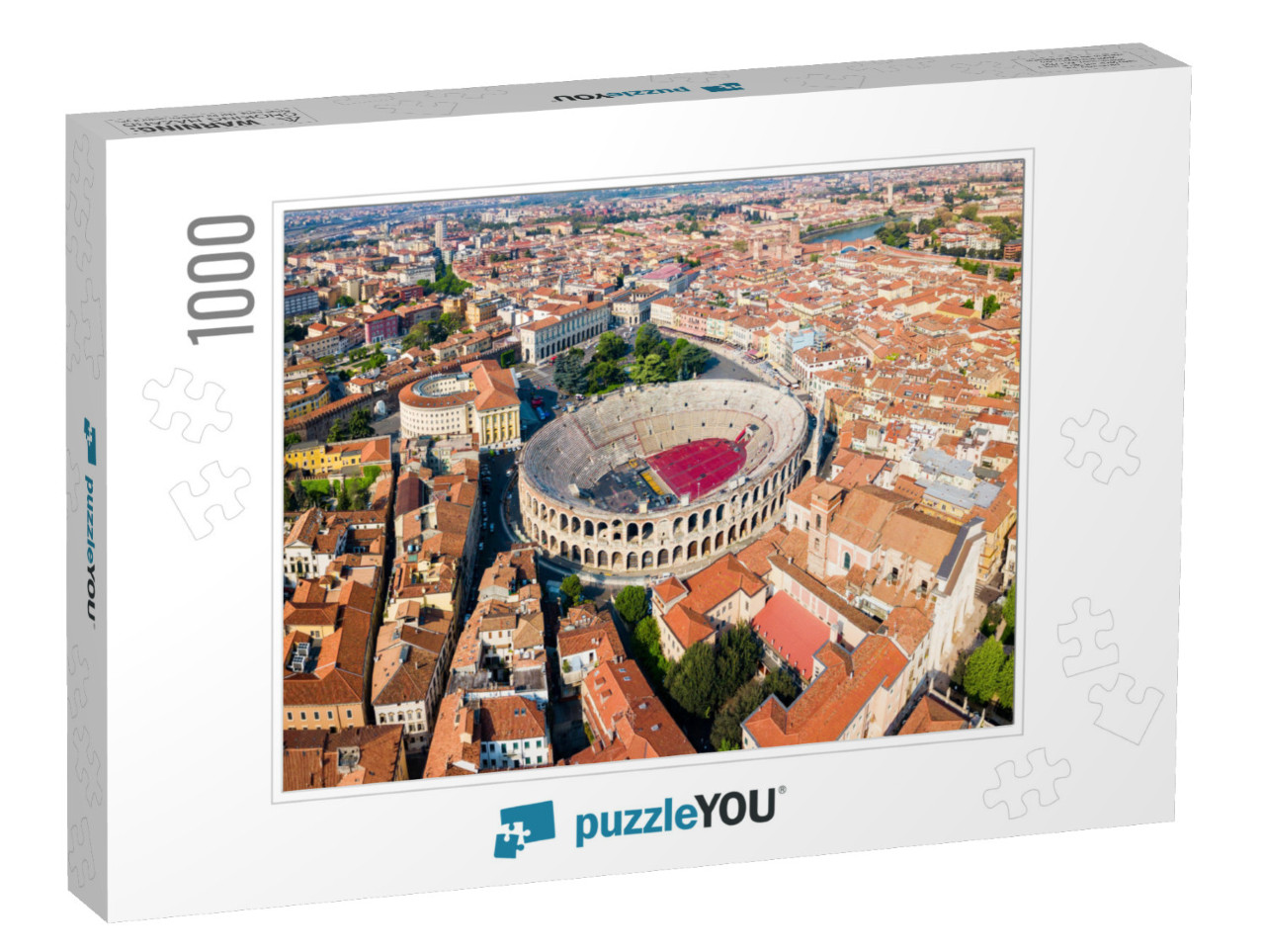 Verona Arena Aerial Panoramic View. Arena is a Roman Amph... Jigsaw Puzzle with 1000 pieces