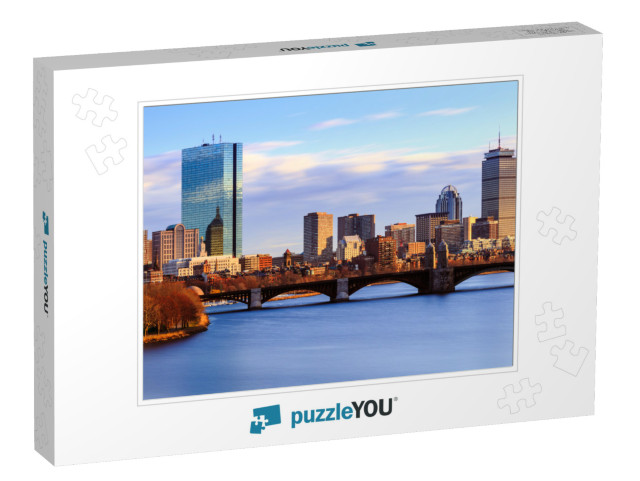 Back Bay Boston Skyline on a Summer Afternoon... Jigsaw Puzzle