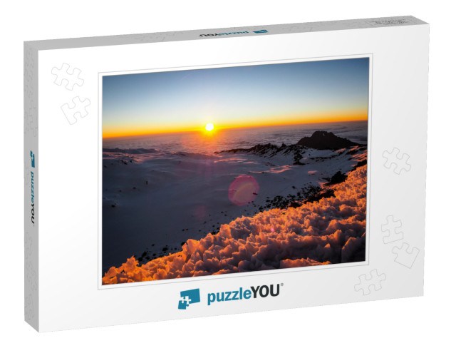 Sunrise Over the Summit of Mount Kilimanjaro - Tanzania... Jigsaw Puzzle