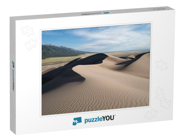 Panoramic View of Great Sand Dunes National Park... Jigsaw Puzzle